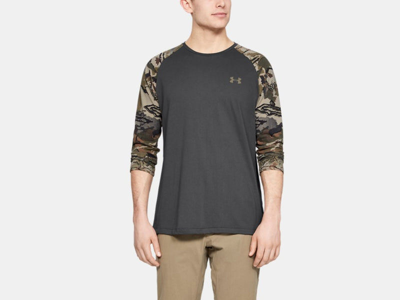 Load image into Gallery viewer, UA Camo Sleeve Utility T
