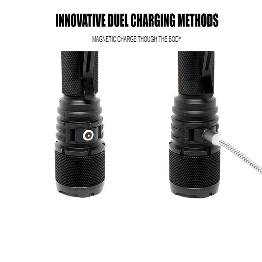 POWERTAC Warrior G4FL- 4200 Lumen Tactical Flashlight (Flood Light) - Tactical Wear