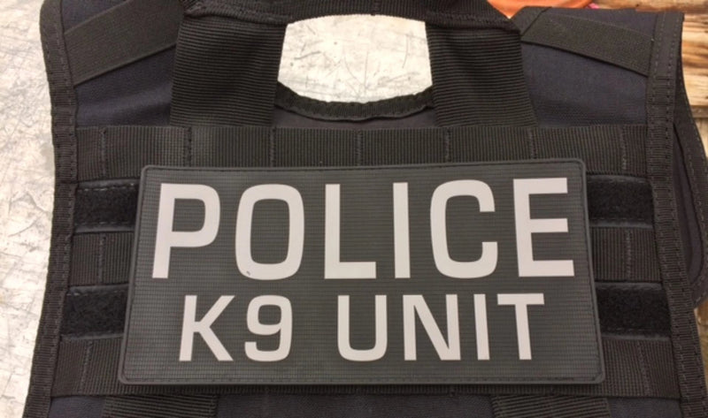 Load image into Gallery viewer, PVC PATCH &quot;POLICE K9&quot;/ &quot;POLICE K9 UNIT&quot; - Tactical Wear
