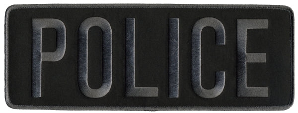 Hero's Pride POLICE BACK PATCH (EMBROIDERED) – Tactical Wear