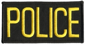 Load image into Gallery viewer, POLICE Chest Patch, Hook 4 x 2 - Tactical Wear
