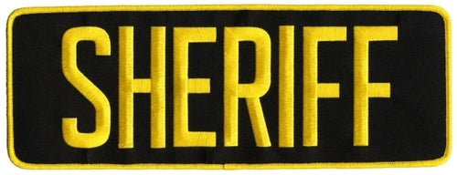 HERO'S PRIDE SHERIFF BACK PATCH, HOOK - Tactical Wear