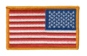 U.S. FLAG PATCH, REVERSE - Tactical Wear