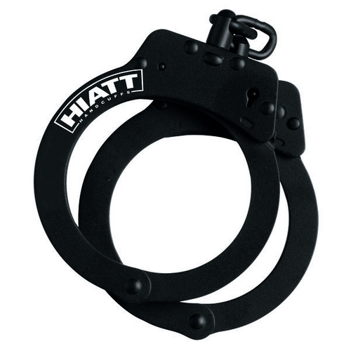 HIATT Standard Steel Chain Handcuffs-Black - Tactical Wear