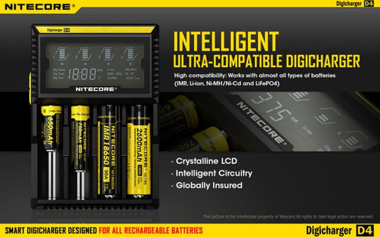 Nitecore D4 Digicharger - Tactical Wear