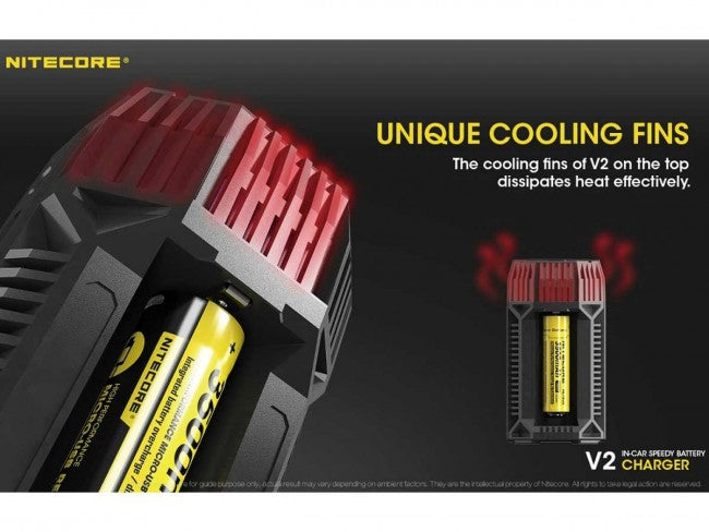 Load image into Gallery viewer, Nitecore V2 Smart Battery Charger - Includes DC Cable - Tactical Wear
