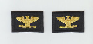 Colonel Eagles GOLD collar patches